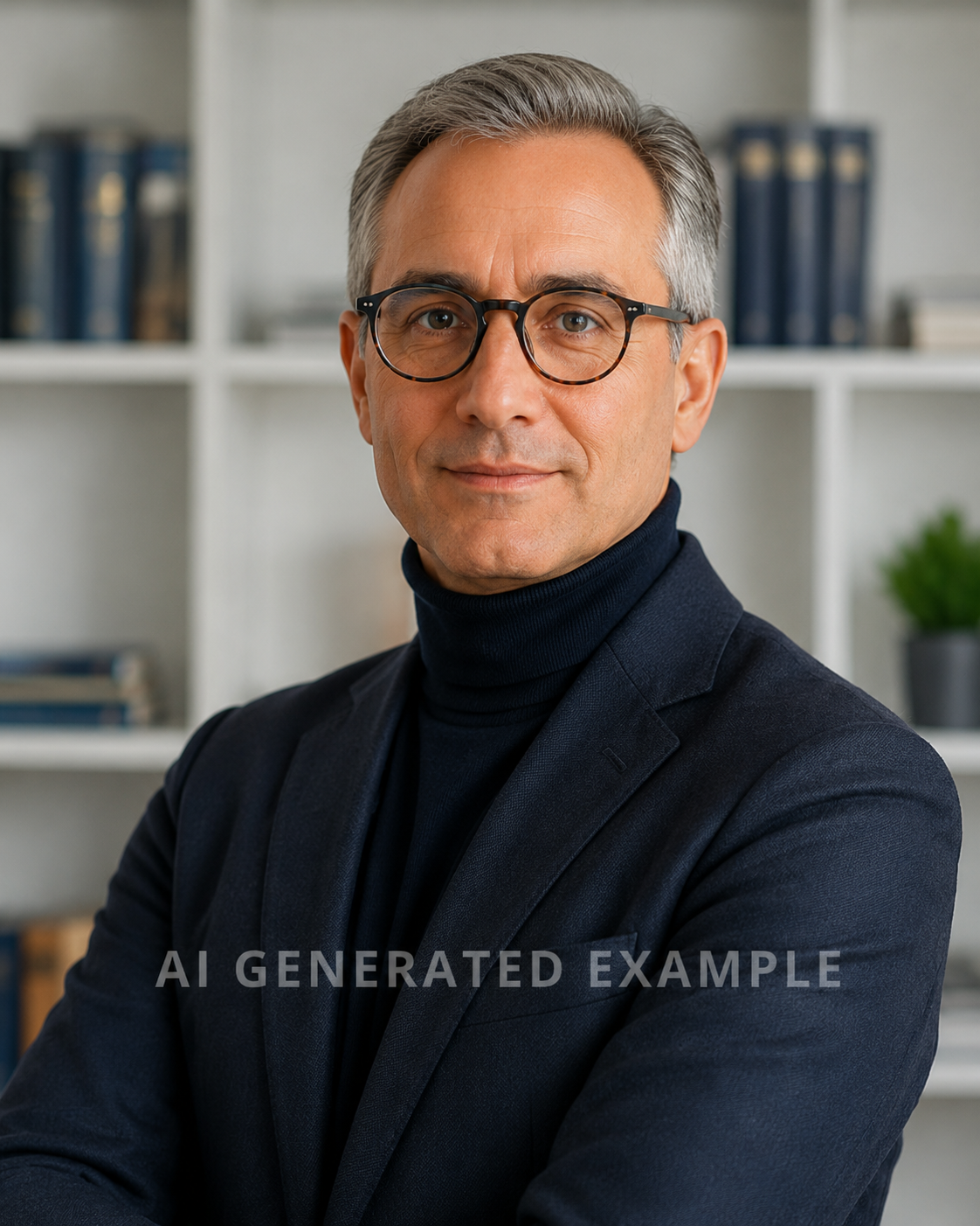 Volto generato con AI (esempio illustrativo)